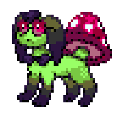 Animated Pokémon Gen V styled sprite of Buford, who belongs to actualTsareena